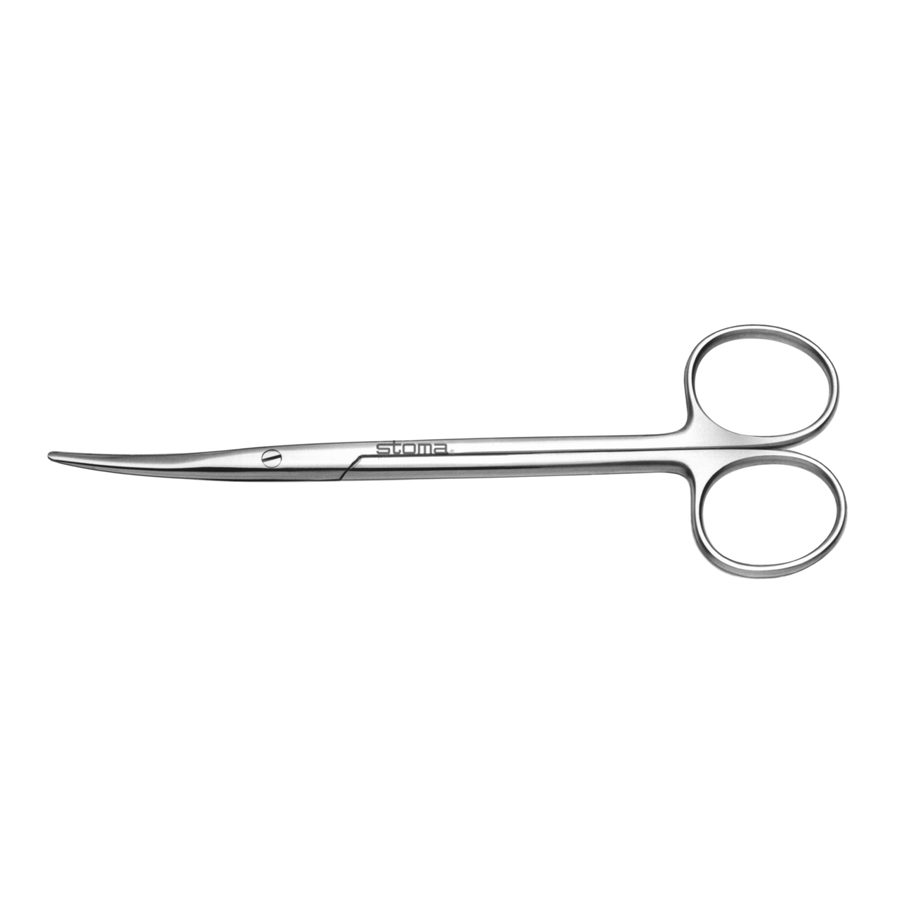 Schere, Metzenbaum, stumpf / stumpf, gebogen, 14,5 cm