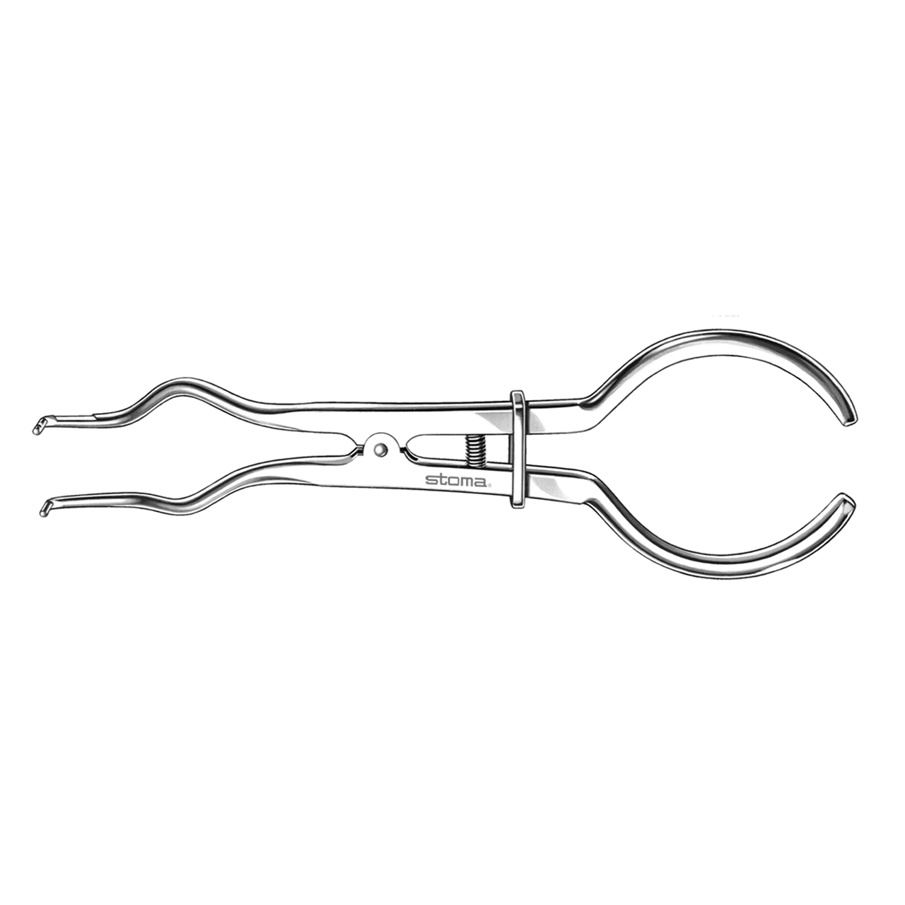 Kofferdam-Klammerzange, Brewer, 17 cm