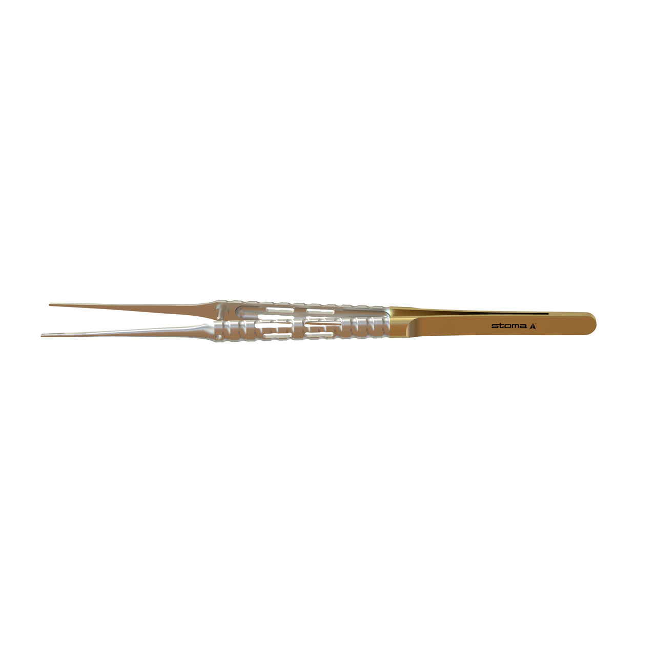 Pinzette, TC, anatomisch, 0,8 mm, gerade, 17,5 cm, hy-light®