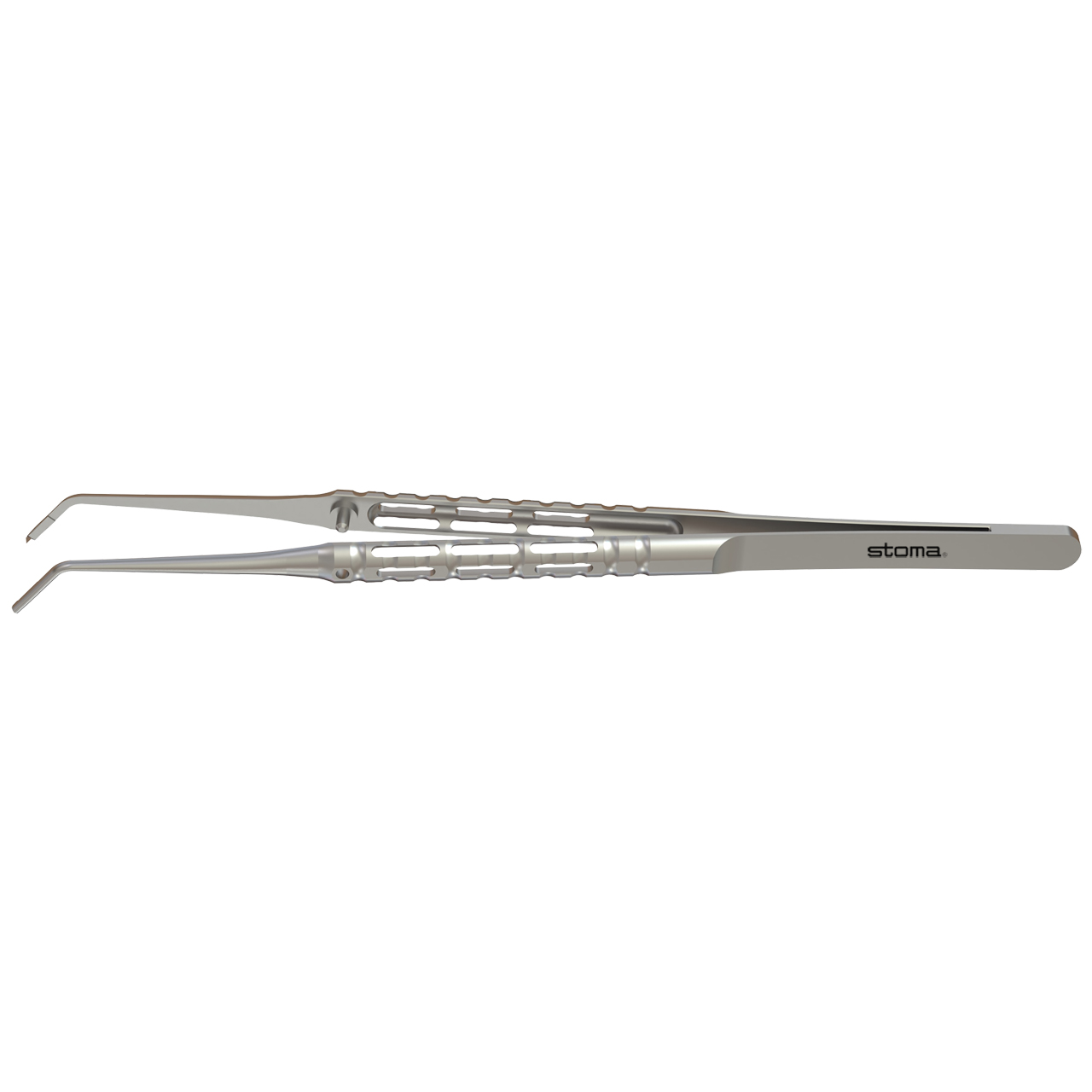 Pinzette, chirurgisch, 1:2 Zähne, 0,6 mm, gebogen, 17,5 cm, hy-light®