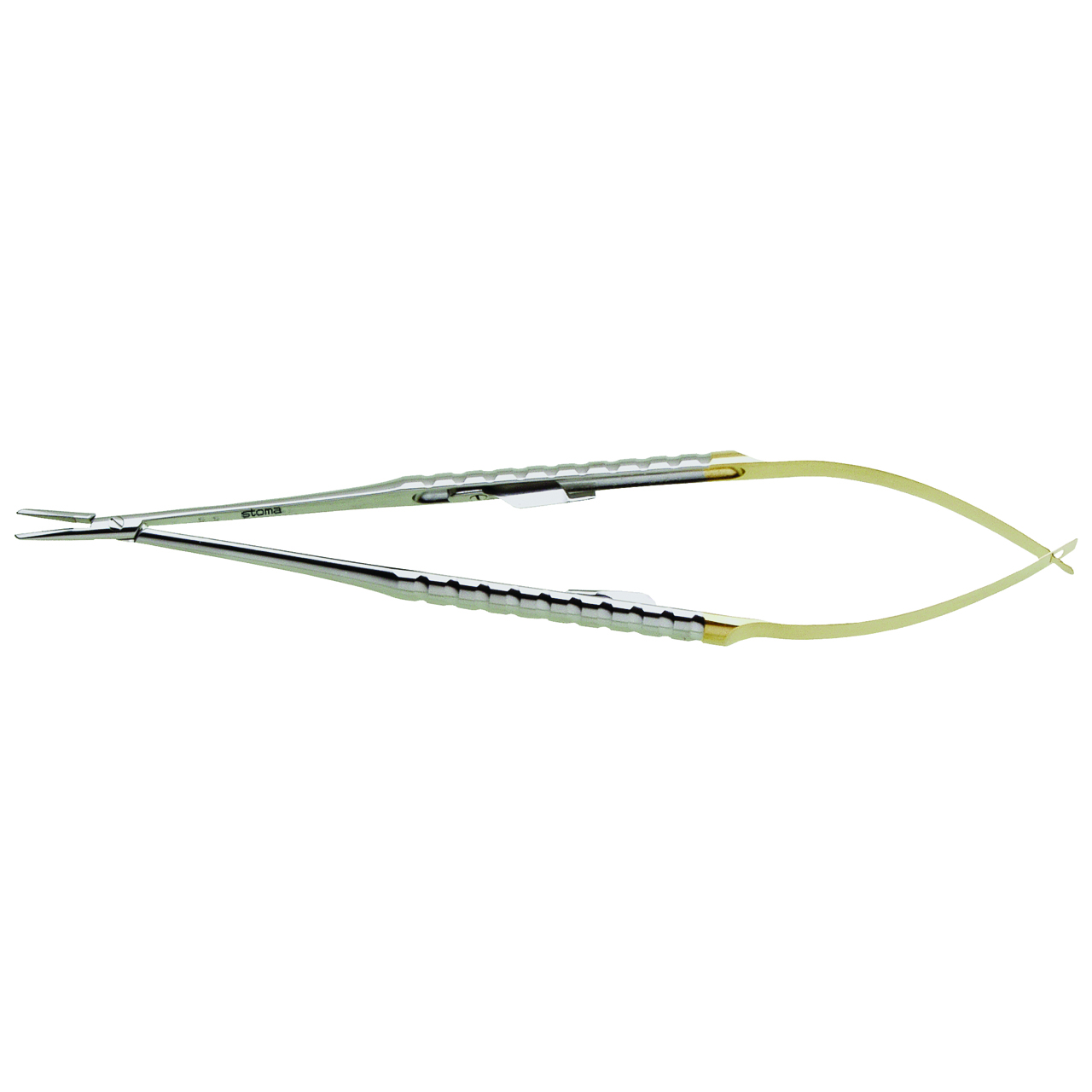 Mikronadelhalter, Zucchelli, TC, gerade, glatt, 18 cm