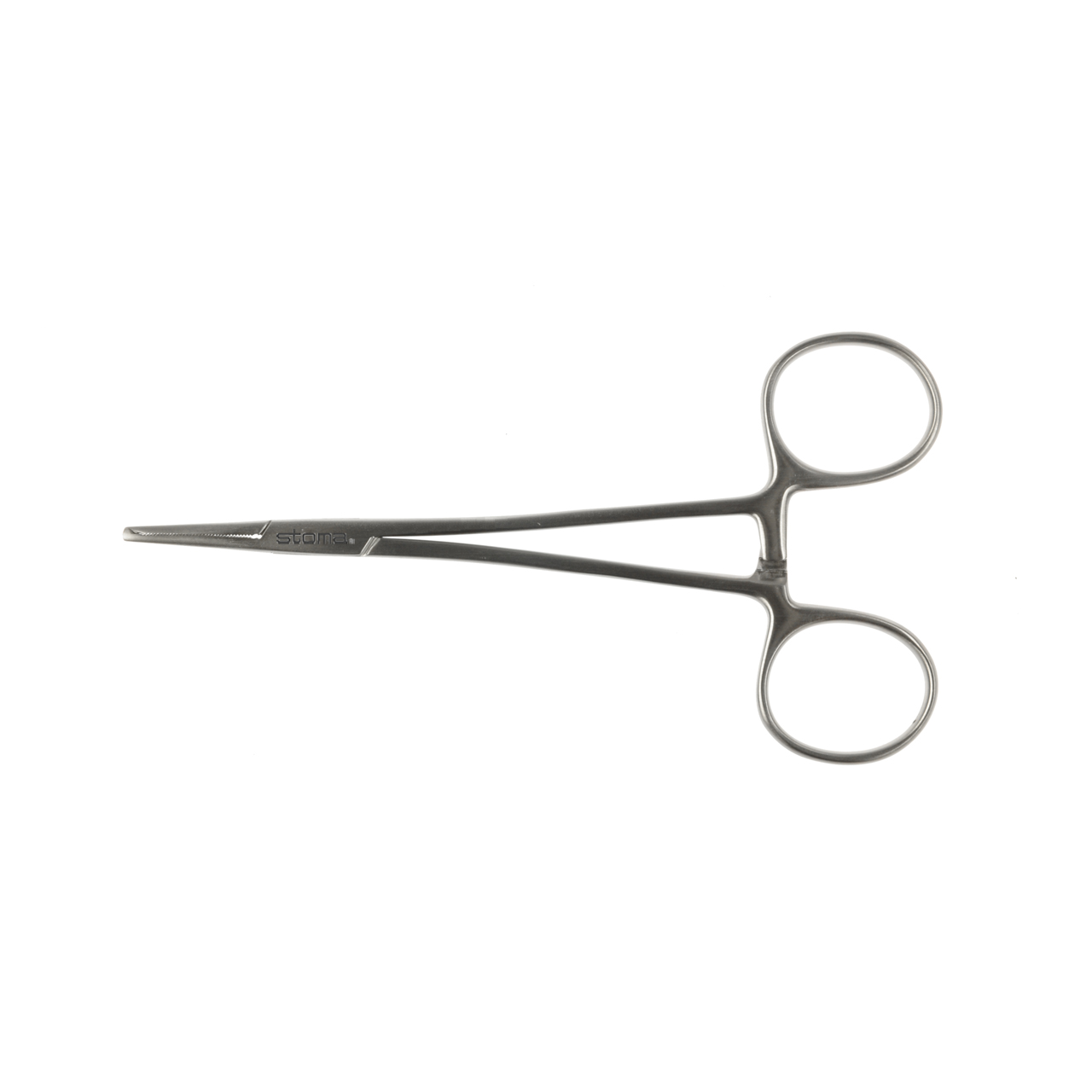 Klemme, Halsted-Mosquito, mit Zahn, gerade, 12,5 cm