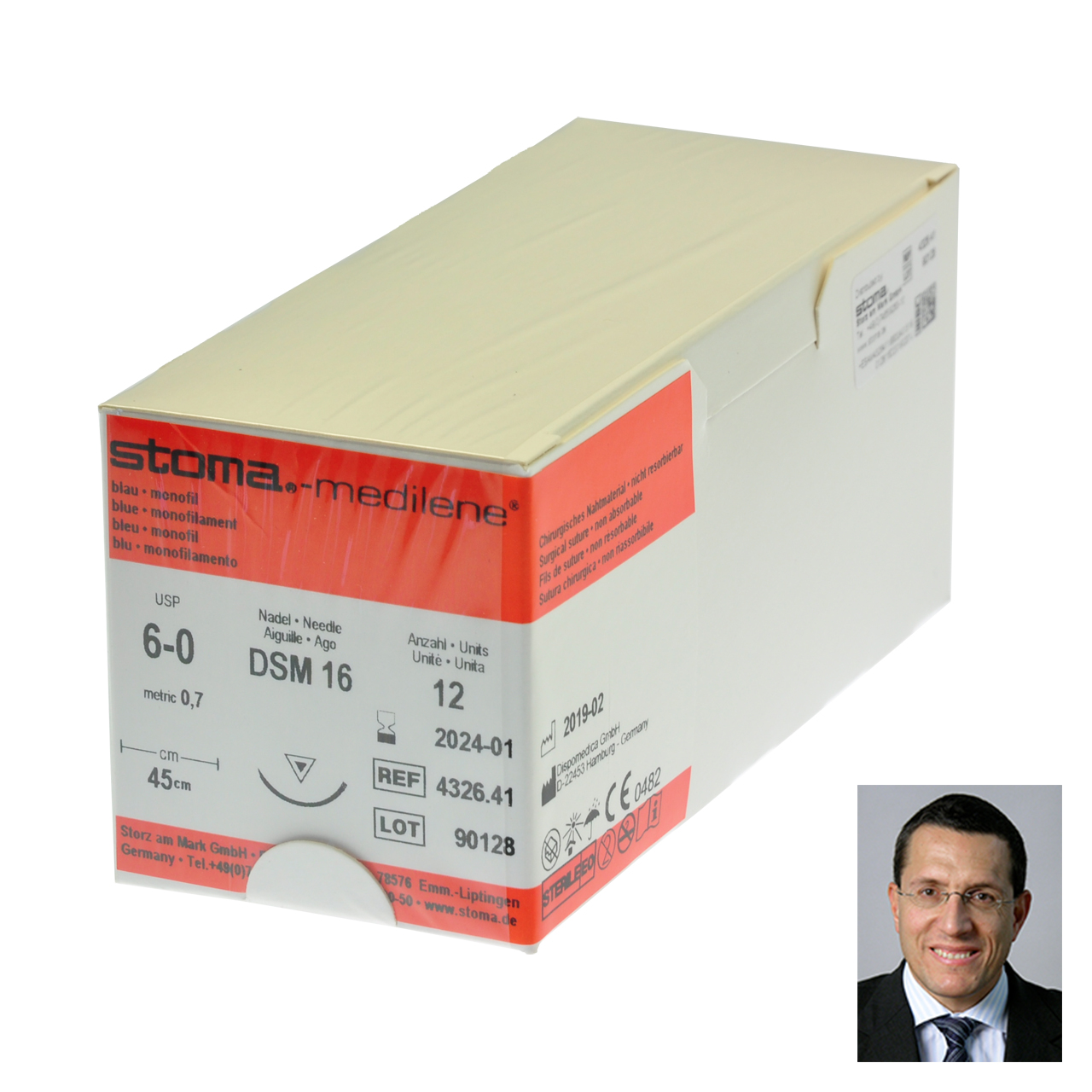 Medilene DSM 16, 6-0, 45 cm, 1 Dutzend