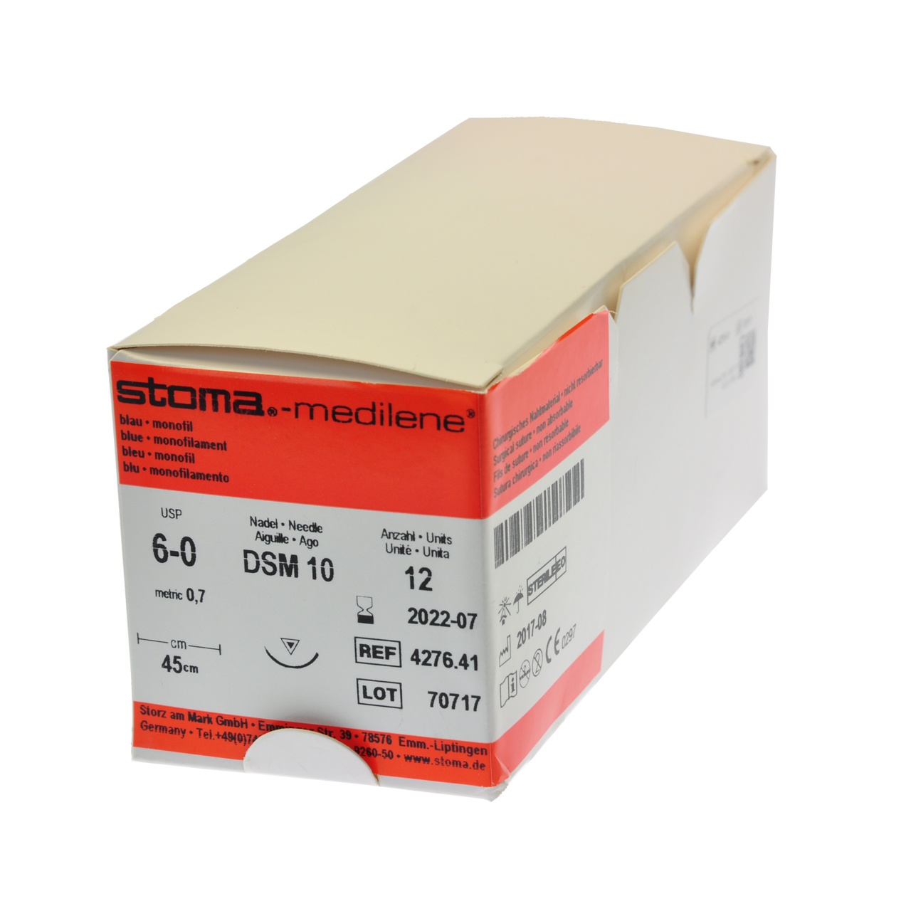 Medilene DSM 10, 6-0, 45 cm, 1 Dutzend