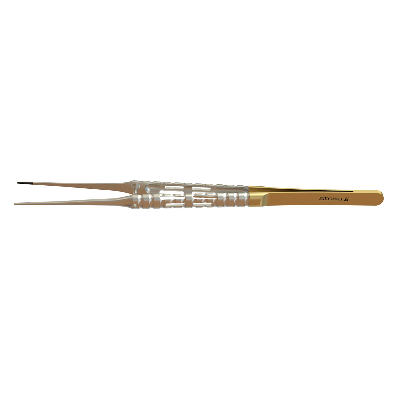 Pinzette, TC, anatomisch, 0,6 mm, gerade, 17,5 cm, hy-light®