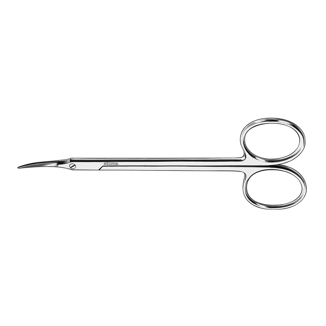 Schere mit Turmspitze, gebogen, 11,5 cm