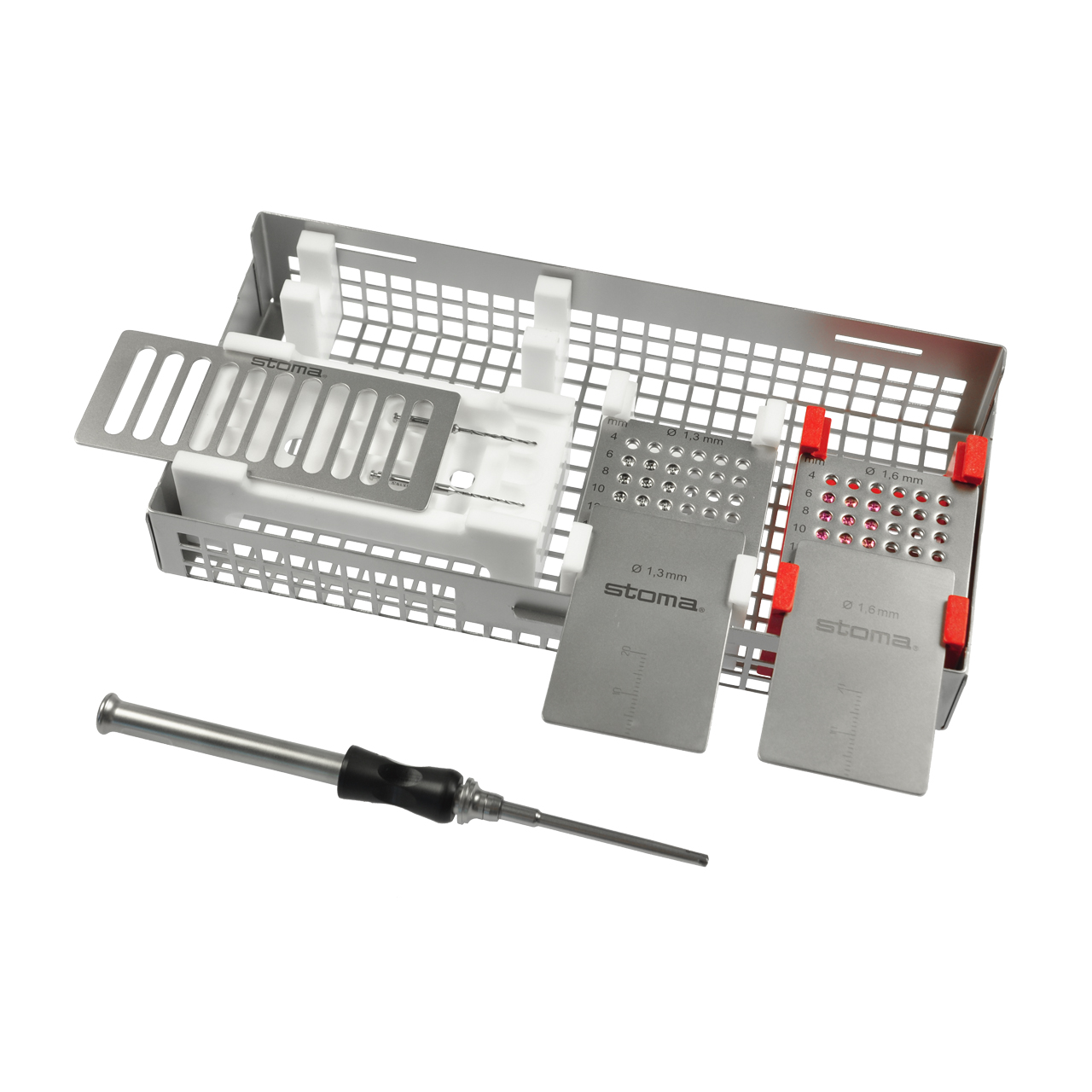 Bone fixation starter kit 1,3 mm - 1,6 mm