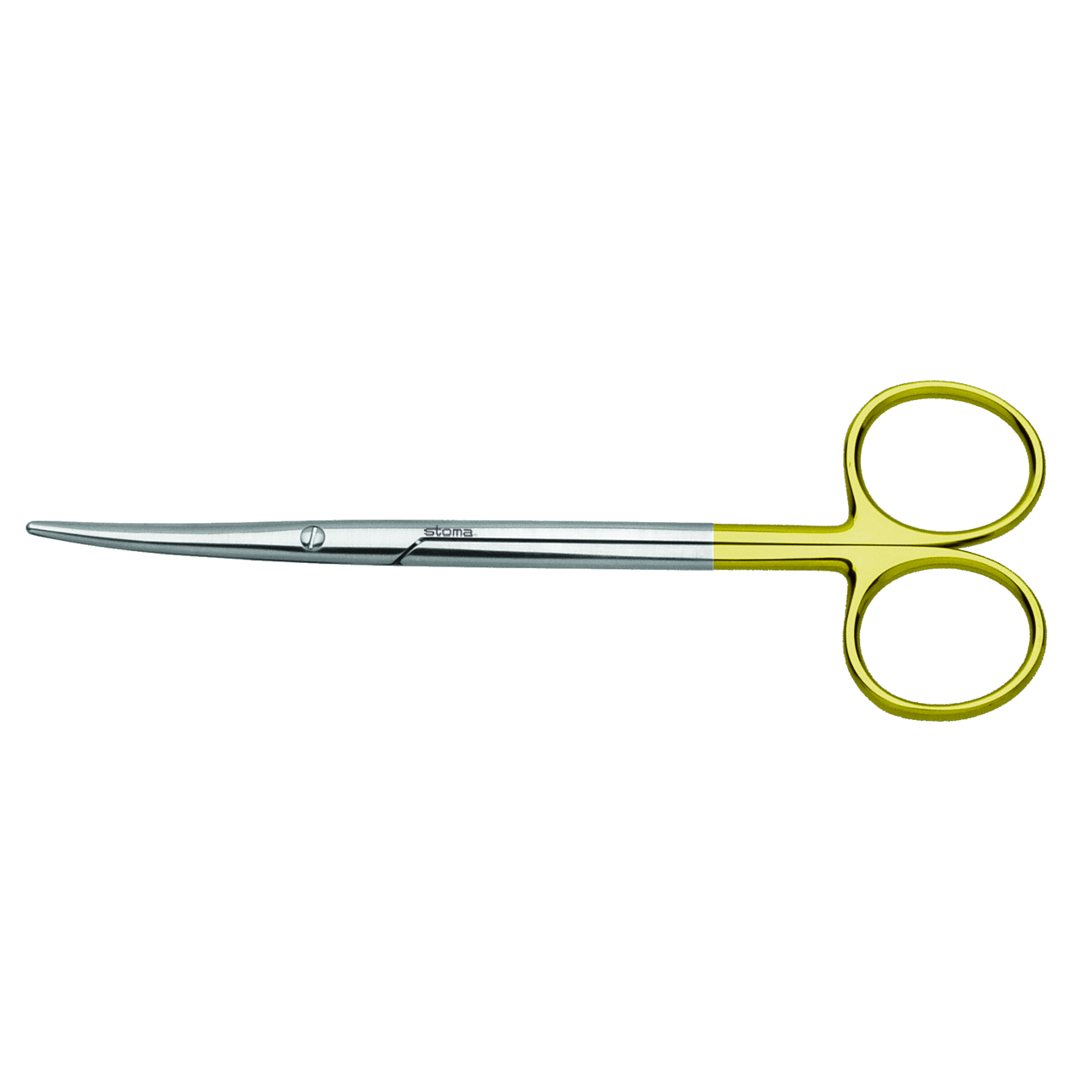 Schere, Metzenbaum, TC, gebogen, st/st, 14 cm