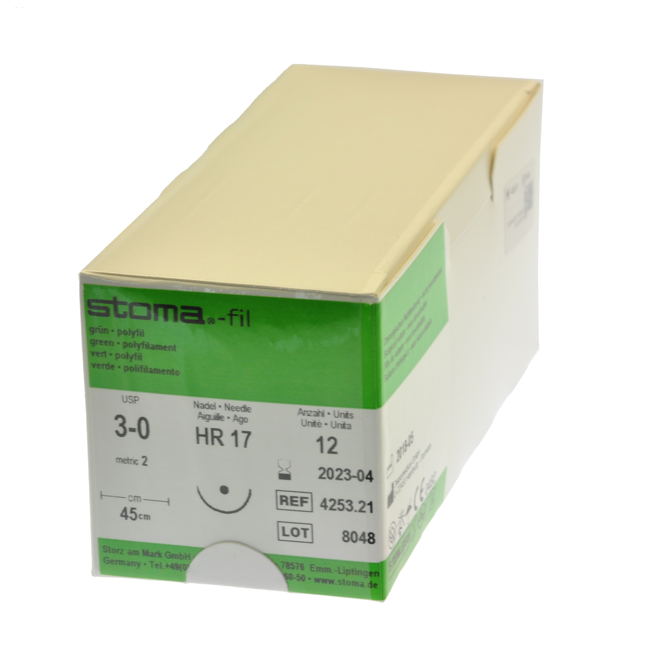 Fil HR 17, 3-0, 45 cm, 1 Dutzend