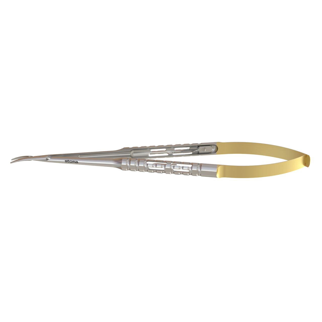 Mikronadelhalter, Zucchelli, TC, ultra fine, 0,6 mm, gebogen, glatt, hy-light®