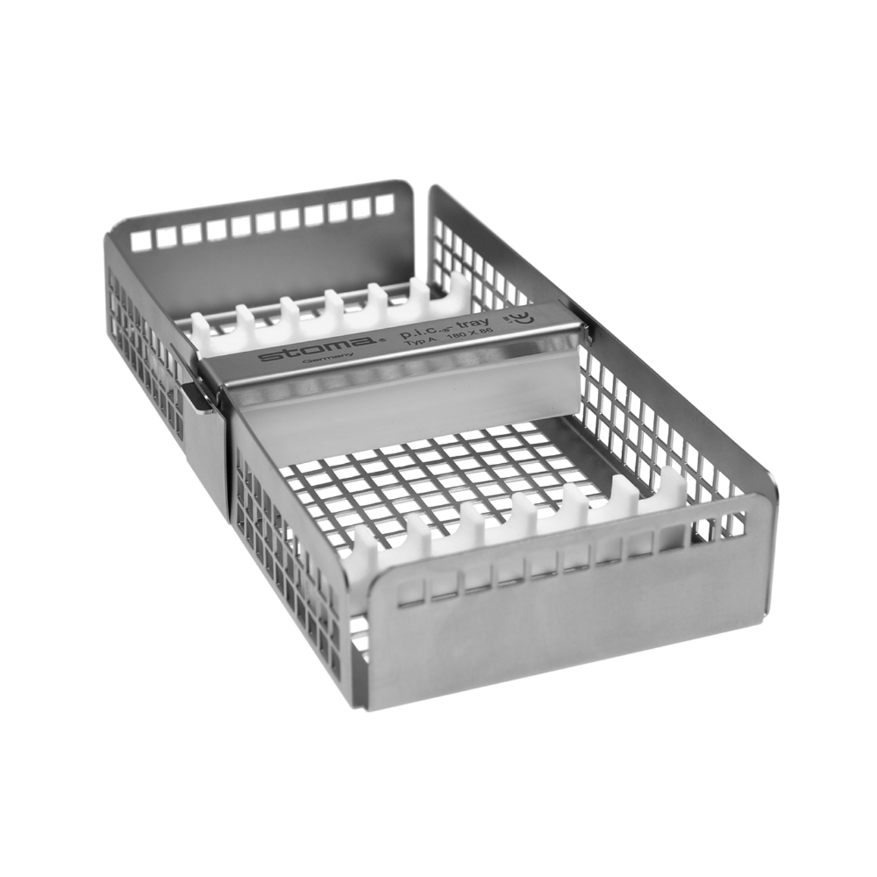 p.i.c.®-tray mit 2 Stegen und Spannbügel