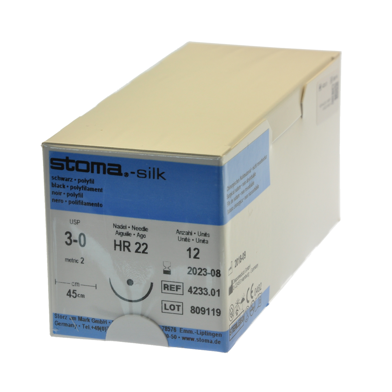 Silk HR 22, 3-0, 45 cm, 1 Dutzend