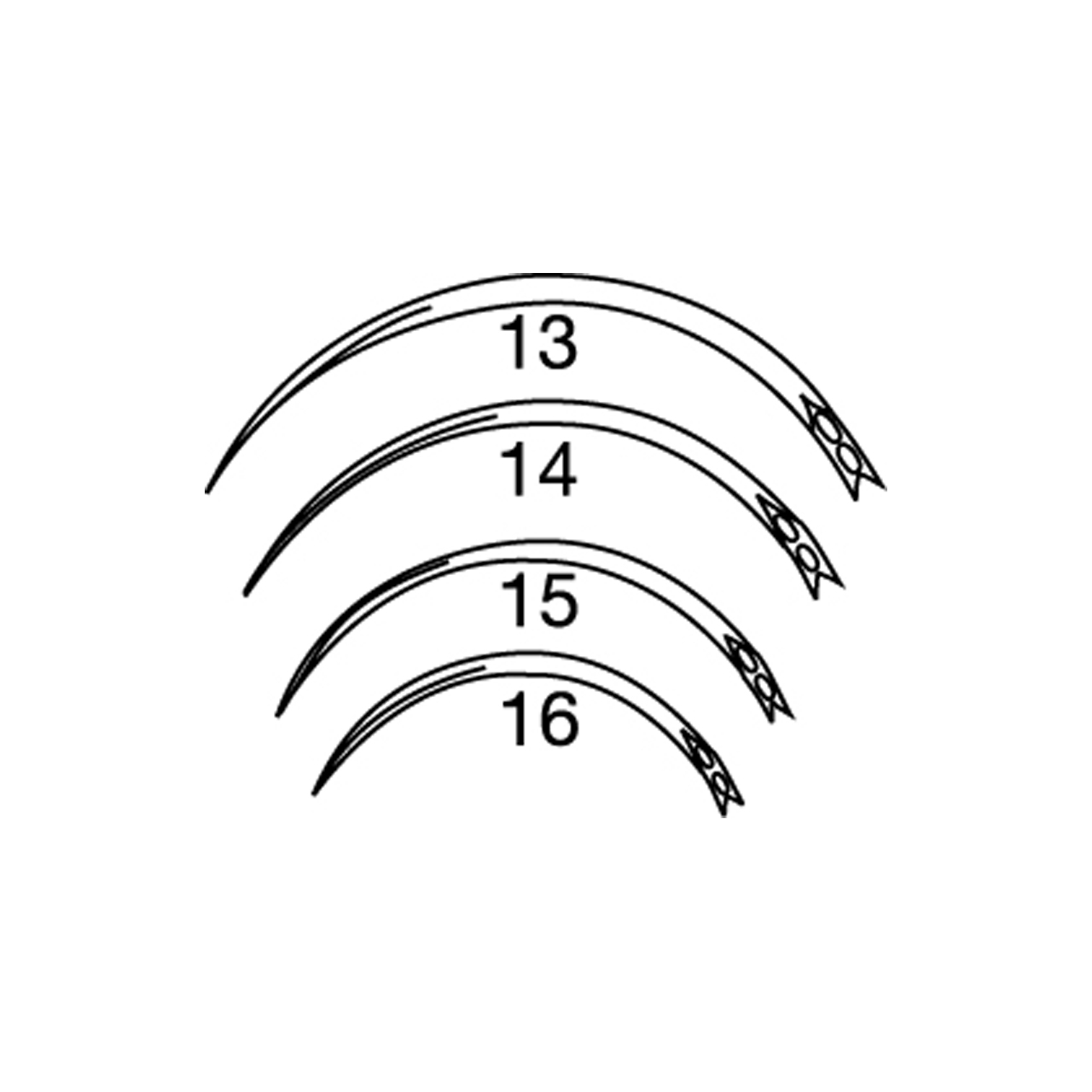 Nadeln, B rev, 1 Dutzend