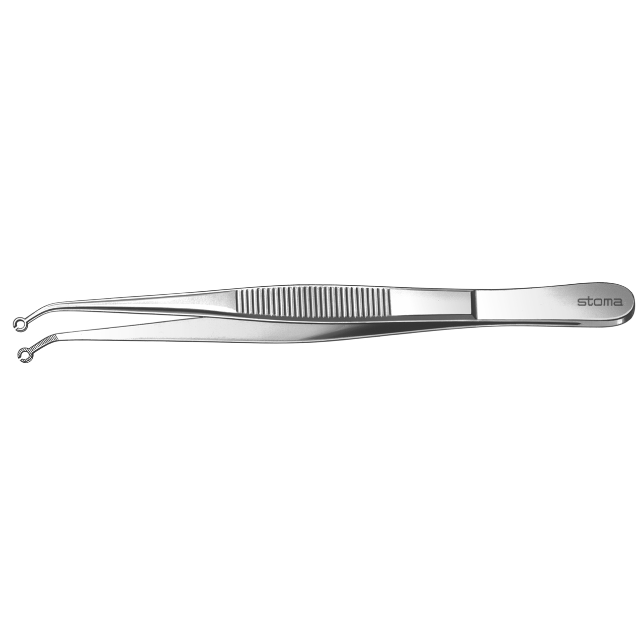 Nahtpinzette, 16 cm