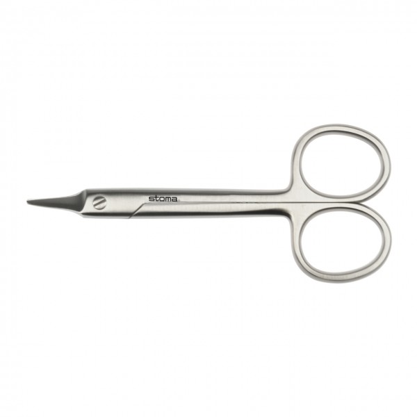 Crown scissors sharp, curved, 10 cm