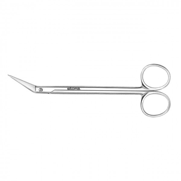 Scissors, Kelly, angled, 16 cm, toothed