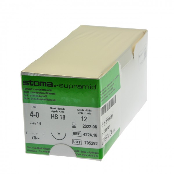 Supramid HS 18, 4-0, 75 cm, 1 dozen