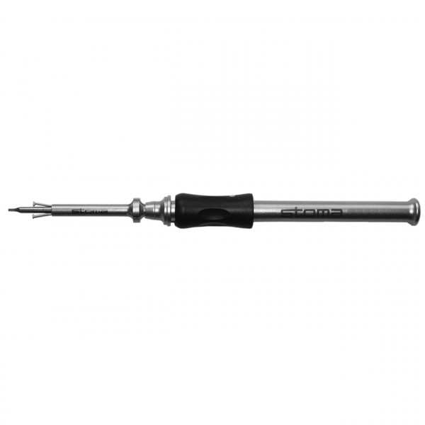 Screwdriver with gripper, for stoma® micro-screw, inner square