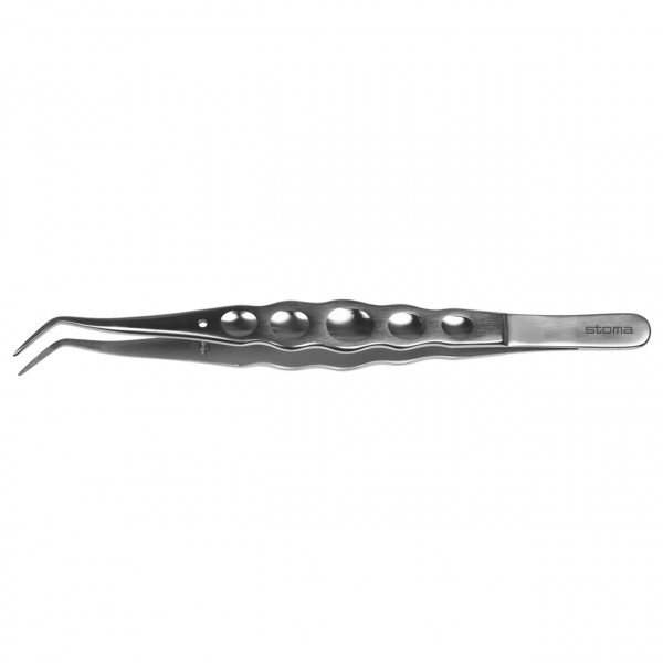 Stomaform tweezers, especially robust, grooved